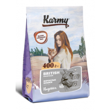 Карми (Karmy®) д/кошек Британская (BRITISH SHORTHAIR) индейка 400 гр