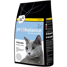 ПроБаланс (ProBalance®) д/кошек Сухой 1,8 кг м/у д/ Стерил. Кошек и Кастрир. Котов