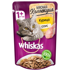 Вискас (Whiskas®) д/кошек пауч 85 гр Мясная Коллекция Соус/Курица