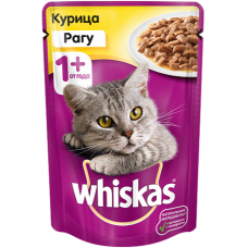 Вискас (Whiskas®) д/кошек пауч 85 гр РАГУ Курица