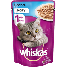 Вискас (Whiskas®) д/кошек пауч 85 гр РАГУ Лосось