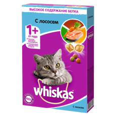 Вискас (Whiskas®) д/кошек Сухой Лосось 350 гр