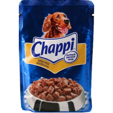 Чаппи (Chappi®) Корм д/собак Пауч 100 гр Мясное Изобилие