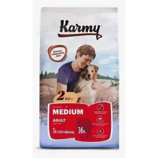 Карми (Karmy®) д/Собак MEDIUM ADULT Телятина  2 КГ